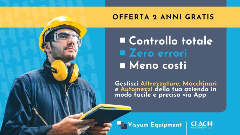 Visyum Equipment Gestione Manutenzione